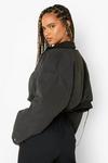 boohoo Cropped Padded Funnel Neck Bomber thumbnail 2
