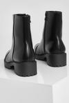 boohoo All Over Pu Ankle Boots thumbnail 4