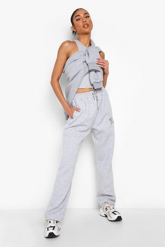boohoo Ofcl Piping Detail Wide Leg Jogger 3