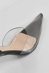 boohoo Clear Strappy Patent Court Shoes thumbnail 5