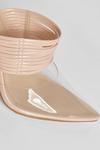 boohoo Wide Fit Layered Strap Clear Court Heels thumbnail 5