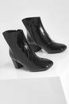 boohoo Wide Fit Low Block Heel Shoe Boots thumbnail 3