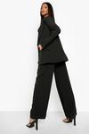 boohoo Relaxed Paperbag Waist Wide Leg Trousers thumbnail 2