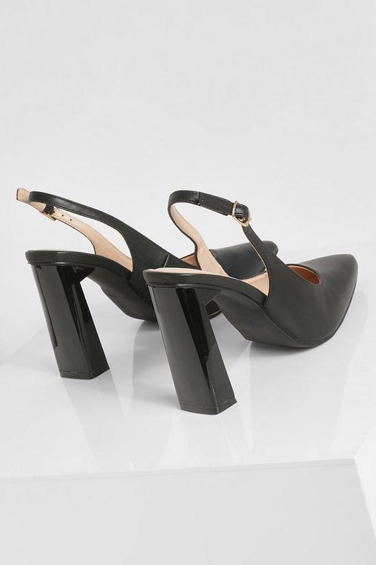 boohoo Pointed To Heel Court Shoes 4