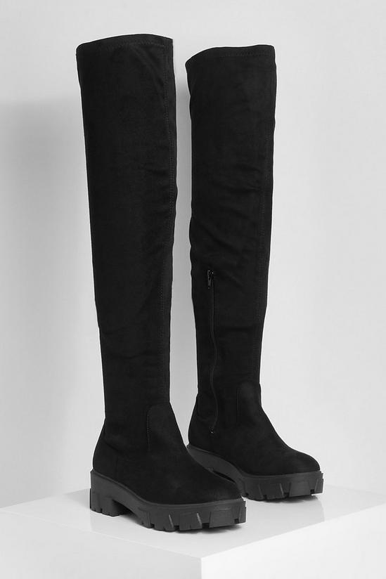 boohoo Wide Fit Over The Knee Boots 3