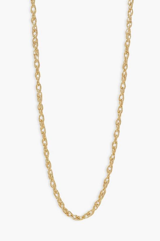 boohoo Twisted Double Chain Necklace 1