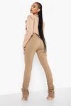 boohoo Ruched Hem Formal Woven Trousers thumbnail 2