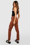 boohoo Stretch Woven Pocket Cargo Casual Trousers thumbnail 2