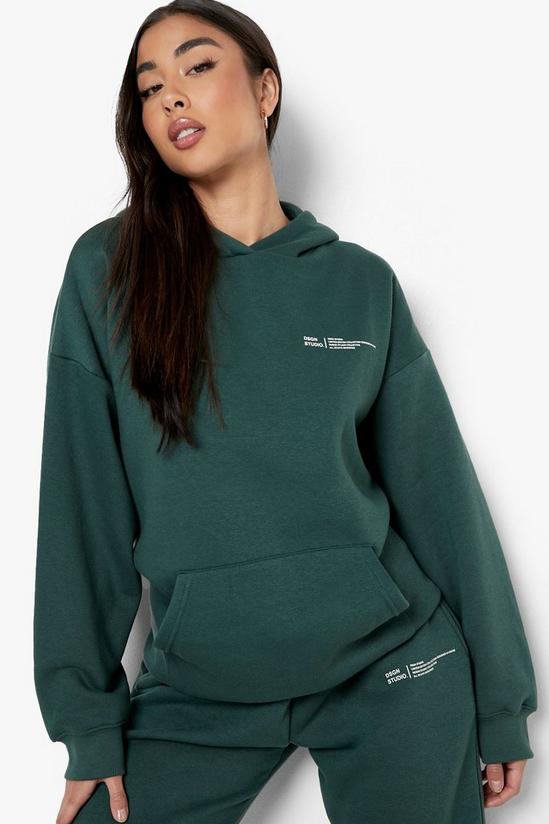 boohoo Official Text Hooded Tracksuit 4