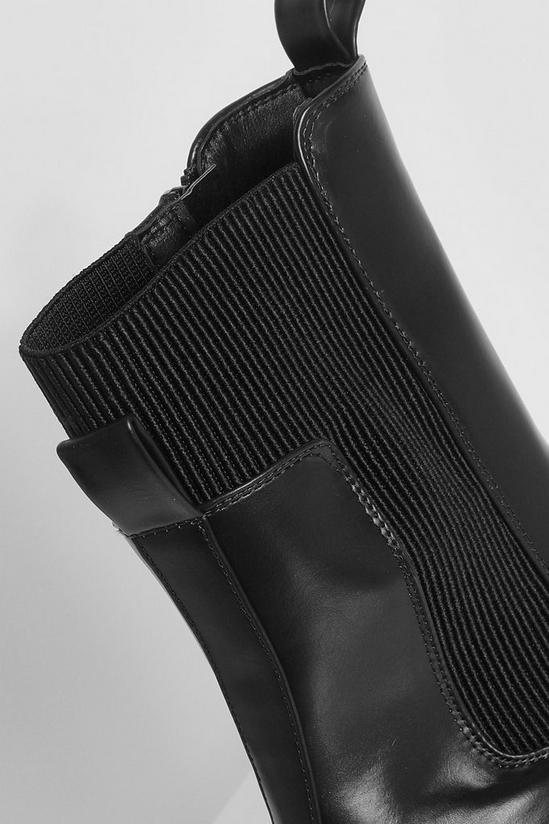 boohoo Chunky Front Tab Detail Chelsea Boots 5