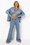 boohoo Applique Slouch Fit Jeans thumbnail 1