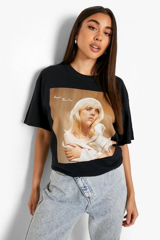 boohoo Billie Eilish License Print Oversized T-shirt 4