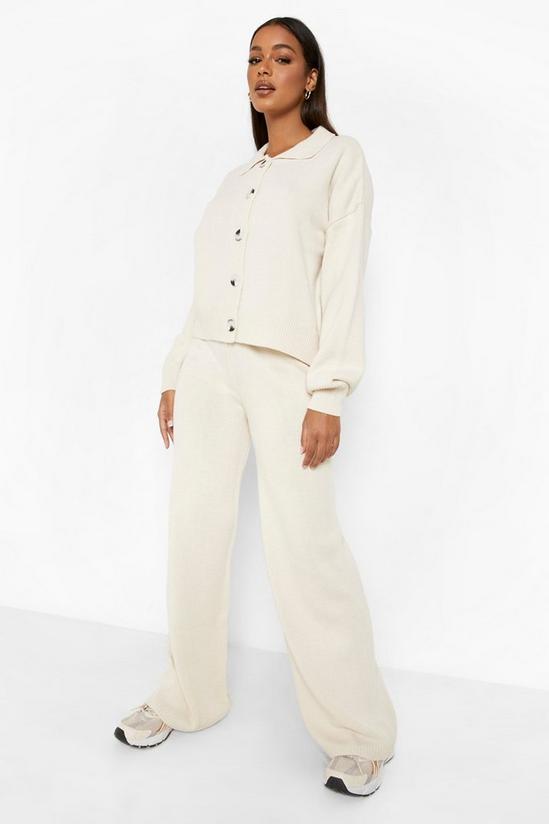 boohoo Knitted Collared Jumper & Trouser Co-ord 3