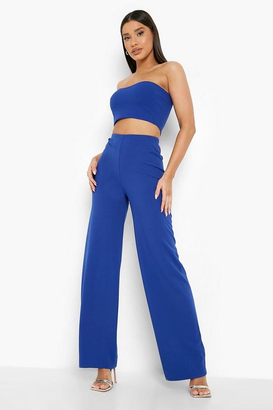 boohoo Bandeau Bralet And Wide Leg Trouser Co-ord 1