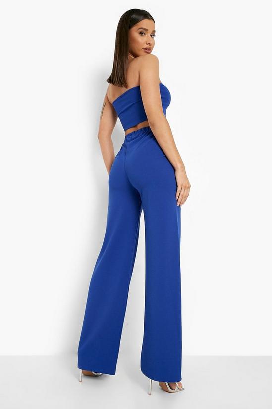 boohoo Bandeau Bralet And Wide Leg Trouser Co-ord 2