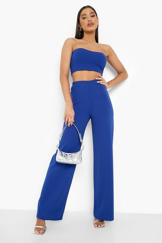 boohoo Bandeau Bralet And Wide Leg Trouser Co-ord 3