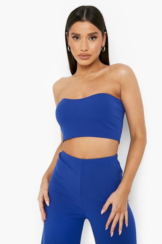 boohoo Bandeau Bralet And Wide Leg Trouser Co-ord 4