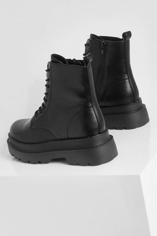 boohoo Wide Fit Chunky Hiker Boots 4