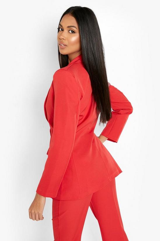 boohoo Plunge Tailored Fitted Blazer 2