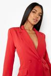 boohoo Plunge Tailored Fitted Blazer thumbnail 4