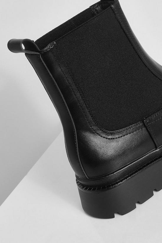 boohoo Wide Fit Rand Detail Chelsea Boots 5