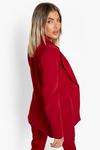 boohoo Plunge Tailored Fitted Blazer thumbnail 2