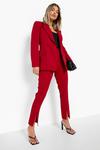 boohoo Plunge Tailored Fitted Blazer thumbnail 3