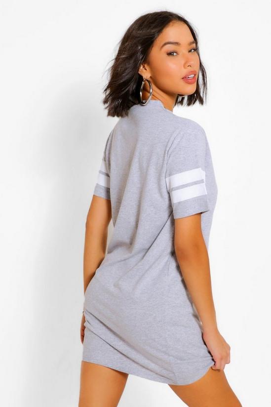 boohoo Stripe Sleeve T-Shirt Dress 2