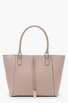 boohoo Structured Cross Hatch Tote Bag thumbnail 1