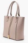 boohoo Structured Cross Hatch Tote Bag thumbnail 2