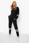 boohoo Stripe Knitted Tracksuit thumbnail 3