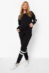 boohoo Stripe Knitted Tracksuit thumbnail 4