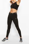 boohoo Gym Compression Tight with Panel thumbnail 1