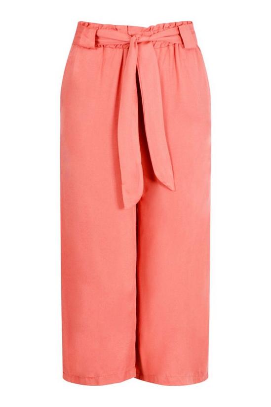 boohoo Relaxed Tie Waist Woven Culottes 3
