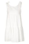 boohoo Tie Shoulder Broderie Anglaise Smock Dress thumbnail 3