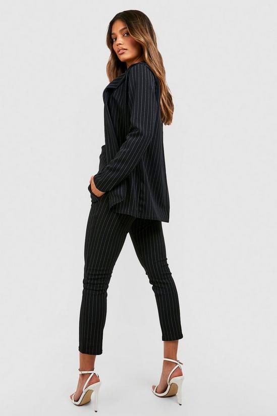 boohoo Pinstripe Tailored Blazer And Trouser Co-Ord Suit 2