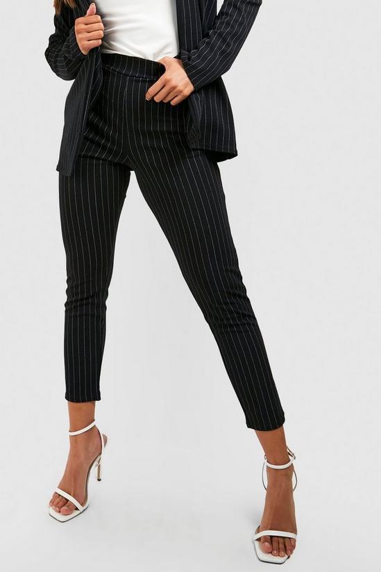 boohoo Pinstripe Tailored Blazer And Trouser Co-Ord Suit 4