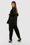 boohoo Tailored Jersey Blazer & Self Fabric Belt Trouser Suit thumbnail 2