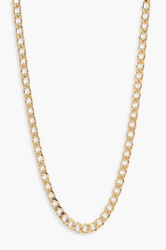 boohoo Simple Curb Chain Layering Necklace 1