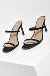 boohoo Wide Fit Double Strap Mules thumbnail 3