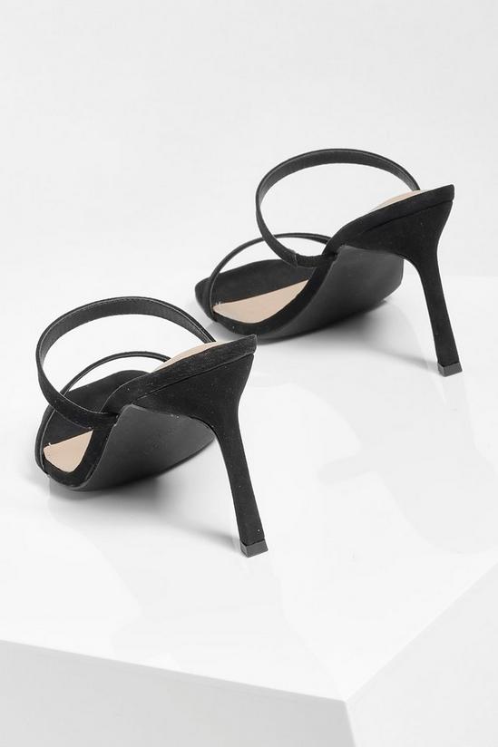 boohoo Wide Fit Double Strap Mules 4