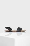 boohoo Wide Fit Woven Sling Back Sandals thumbnail 2
