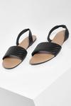 boohoo Wide Fit Woven Sling Back Sandals thumbnail 3