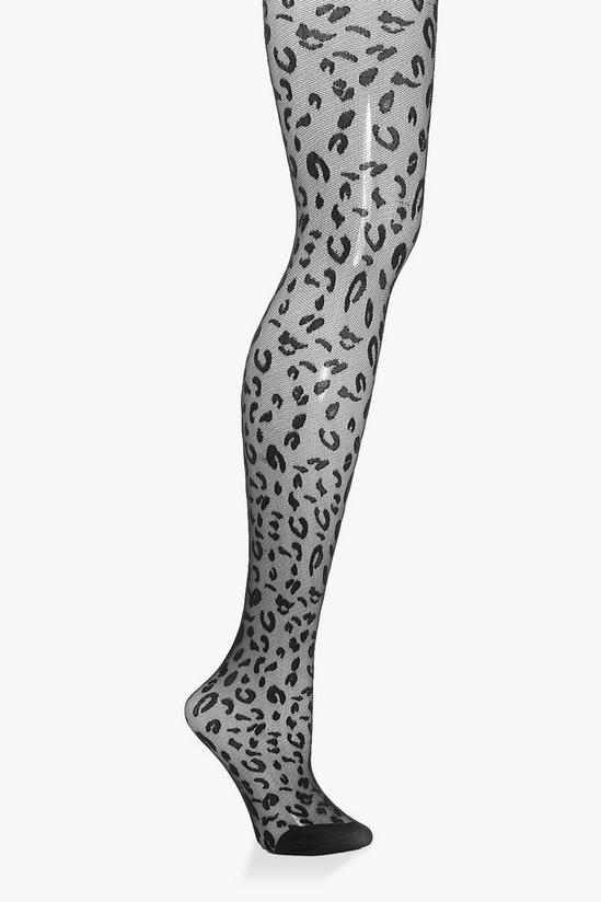 boohoo Leopard Print Tights 1