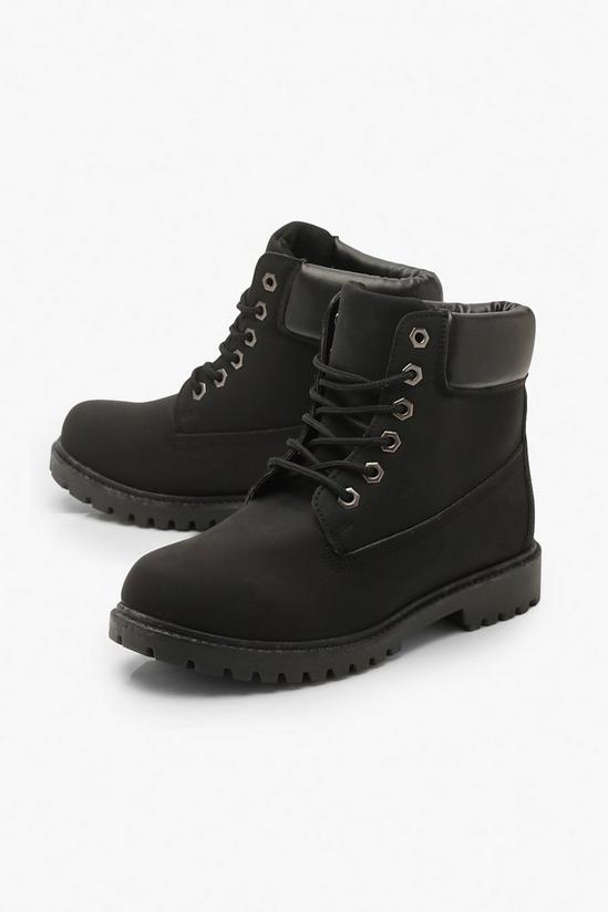 boohoo Wide Fit Chunky Hiker Boots 2