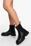 boohoo Quilted Chelsea Boots thumbnail 1