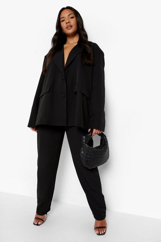 boohoo Plus Super Skinny Double Breasted Blazer & Trousers Suits 4