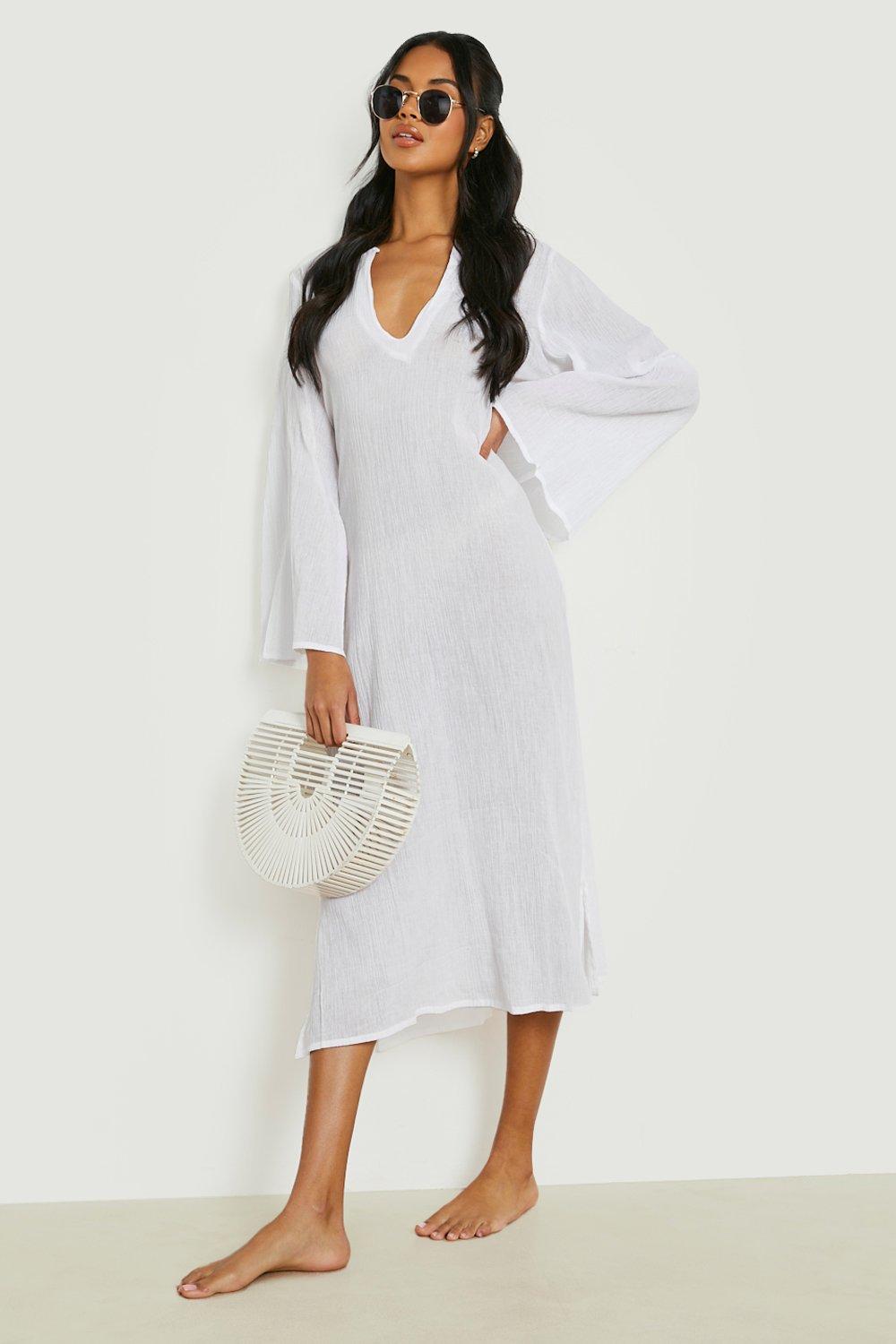 Cheesecloth Maxi Beach Cover Up Dress