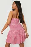 boohoo Plus Gingham Strappy Tiered Skater Dress thumbnail 2