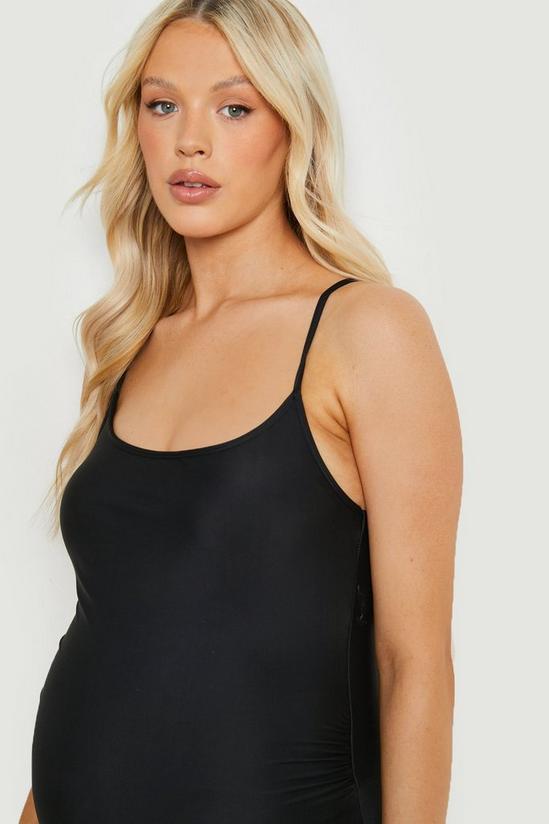 boohoo Maternity Strappy Swimsuit 4